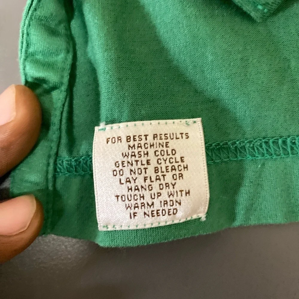 PETER MILLAR Men’s Green Polo Shirt 100% Cotton Size M - Picture 9 of 10